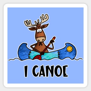 I Canoe Sticker